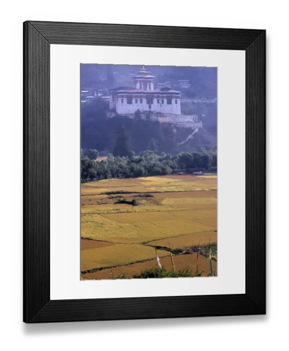 Framed Print : Rinpung Dzong, also known as Paro Dzong