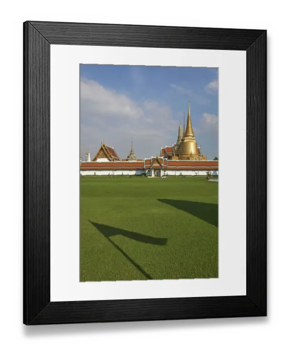 Framed Print : Wat Phra Kaew from entrance, Grand Palace