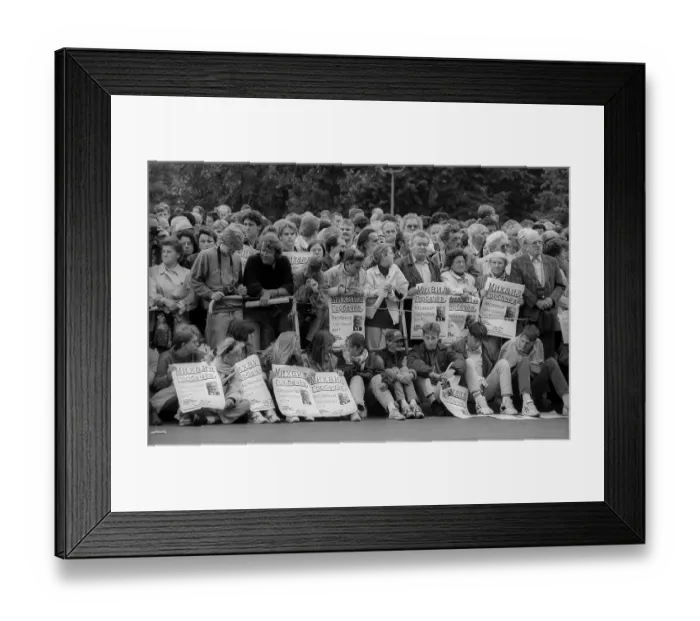 Framed Print : Germany, Berlin, 16.09.1992, reception by Michael Gorbatschow