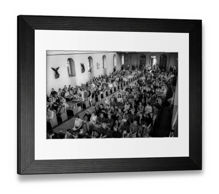 Framed Print : Germany, Berlin, 27.09.1992, City Youth Sunday in St