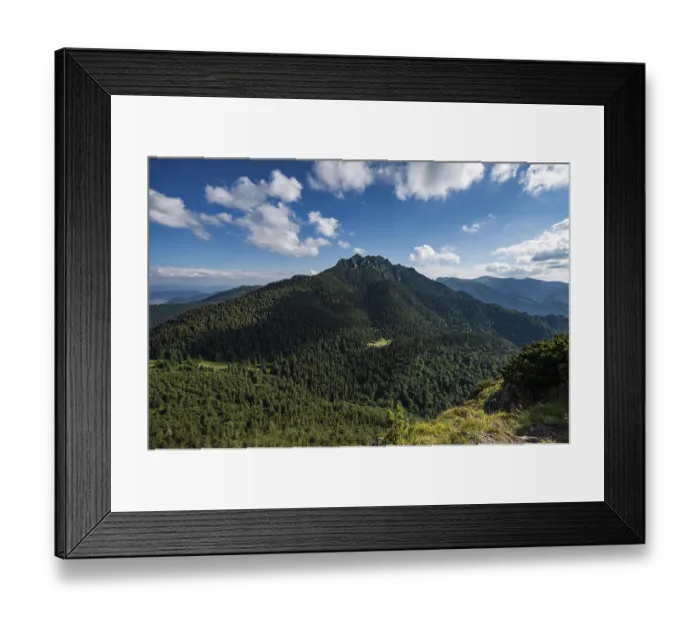 Framed Print : Landscape in mountains Small Fatra in Slovakia Framed Print : Landscape in mountains Small Fatra in Slovakia