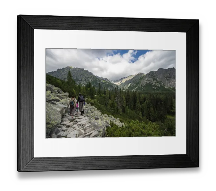 Framed Print : High Tatras lanscape in Slovakia