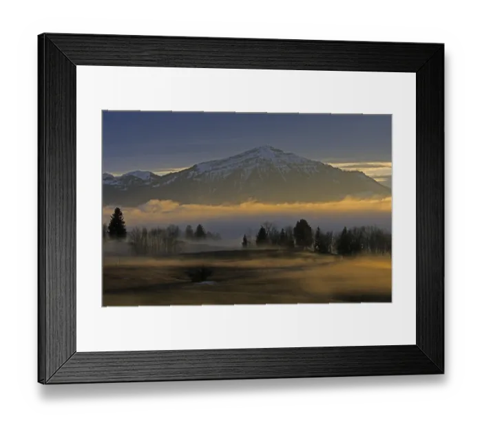 Framed Print : Autumnal landscape, Zugerberg, view to Rigi Framed Print : Autumnal landscape, Zugerberg, view to Rigi