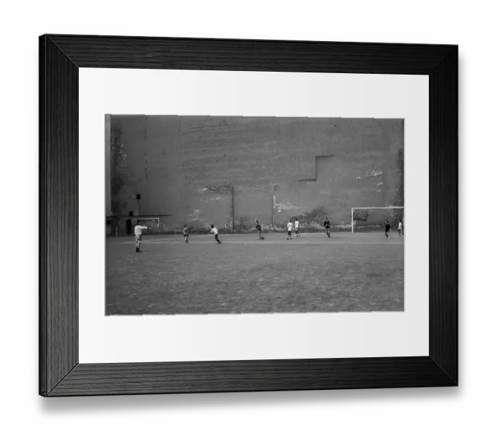 Framed Print : Germany, Berlin, 24.09.1992, sports ground on Kleine Hamburger StraBe Framed Print : Germany, Berlin, 24.09.1992, sports ground on Kleine Hamburger StraBe