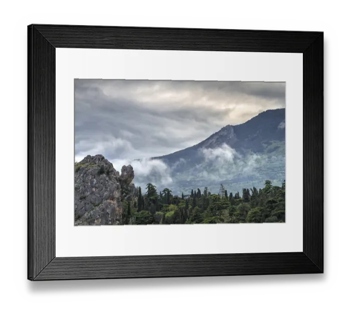 Framed Print : Hurzuf or Gurzuf is a resort-town in the Crimea (northern coast of the Black Sea) Framed Print : Hurzuf or Gurzuf is a resort-town in the Crimea (northern coast of the Black Sea)