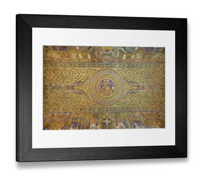 Framed Print : Decorations of the entrance hall of Kaiser Wilhelm Memorial Church Framed Print : Decorations of the entrance hall of Kaiser Wilhelm Memorial Church