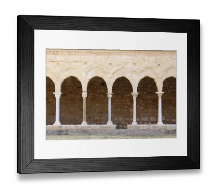 Framed Print : The cloister of the Cathedral of Cefalu Framed Print : The cloister of the Cathedral of Cefalu