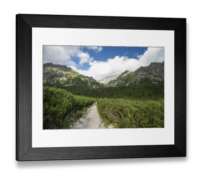 Framed Print : High Tatras lanscape in Slovakia Framed Print : High Tatras lanscape in Slovakia