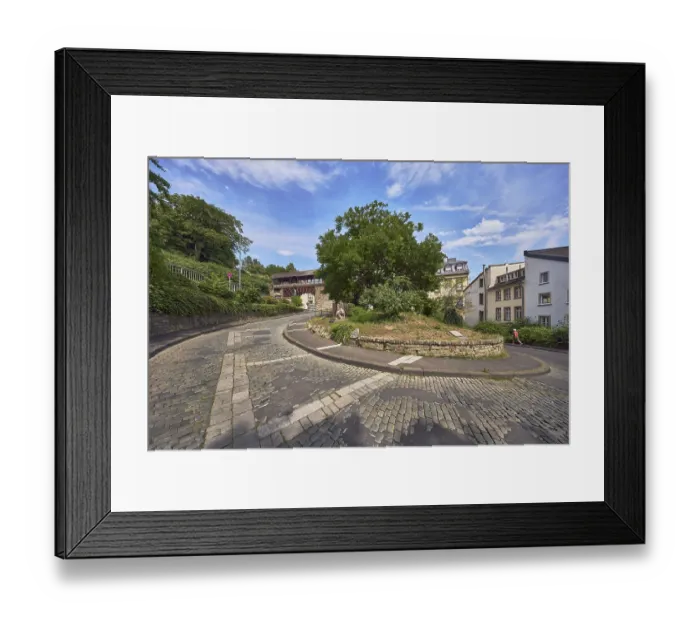 Framed Print : Historic city fortification, historicizing city gate Romertor Framed Print : Historic city fortification, historicizing city gate Romertor