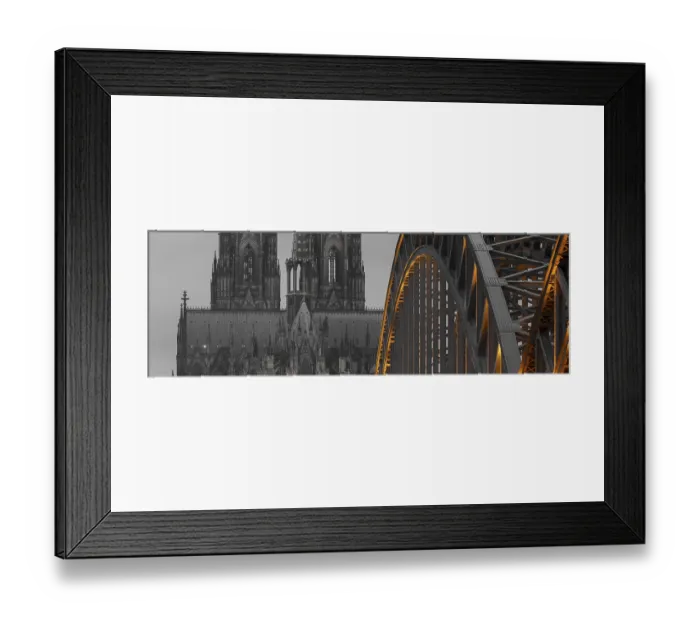 Framed Print : Abendstimmung am Kolner Dom