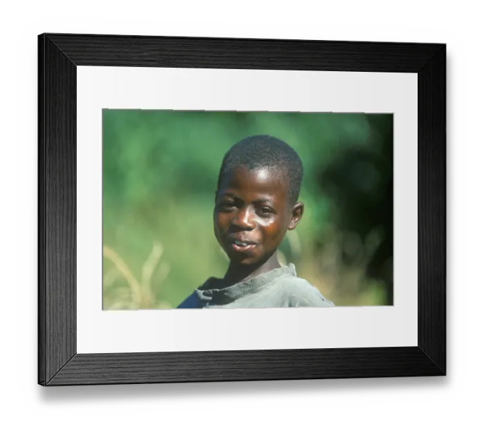 Framed Print : Portrait of a local boy Kande, Malawi Framed Print : Portrait of a local boy Kande, Malawi