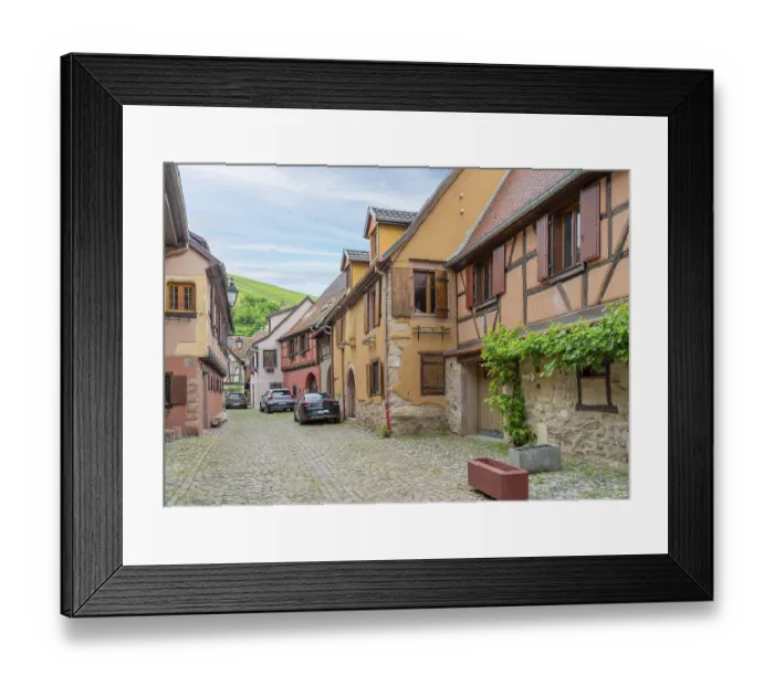 Framed Print : Impression of Turckheim, commune in the Haut-Rhin department in Grand Est in north-eastern France