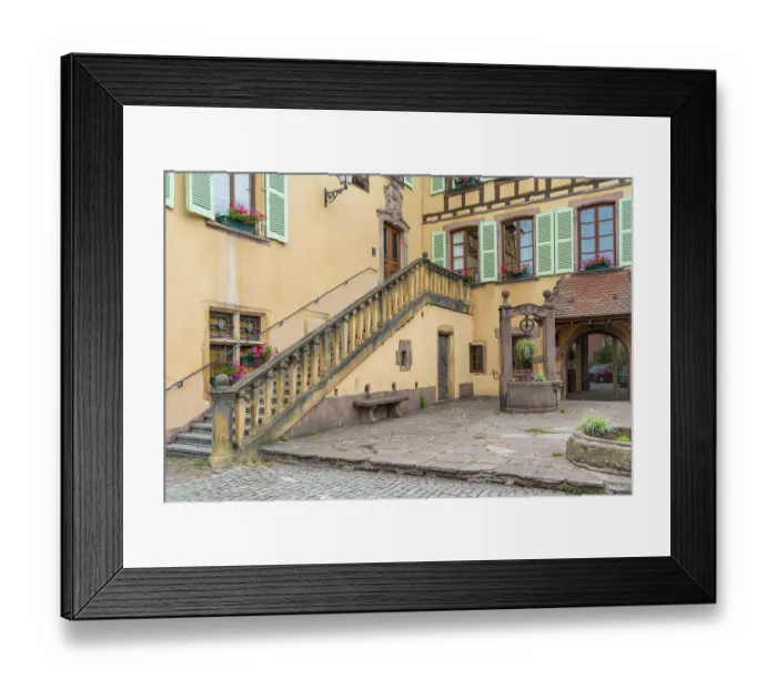 Framed Print : Impression of Turckheim, commune in the Haut-Rhin department in Grand Est in north-eastern France
