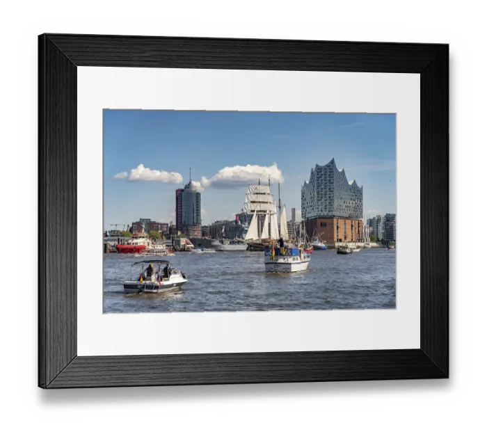 Framed Print : Incoming parade of ships Framed Print : Incoming parade of ships
