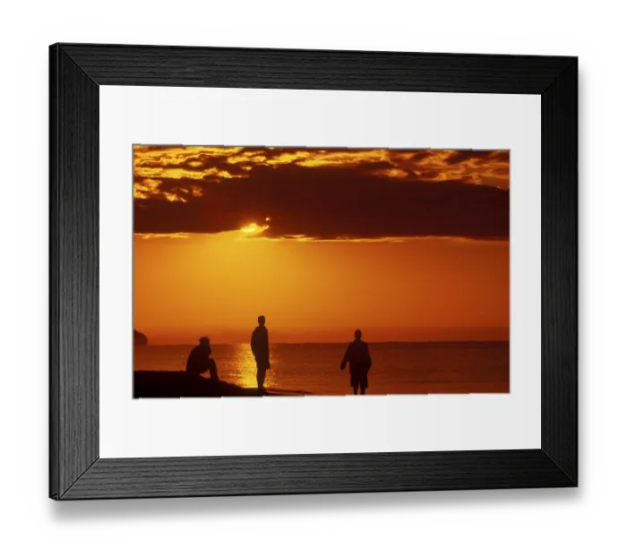 Framed Print : Sunrise over Lake Malawi near Kande