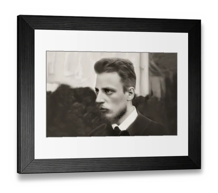 Framed Print : Rainer Maria Rilke, 1875 - 1926 Framed Print : Rainer Maria Rilke, 1875 - 1926