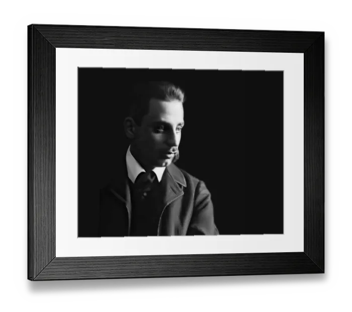 Framed Print : Portrait of Rainer Maria Rilke Framed Print : Portrait of Rainer Maria Rilke