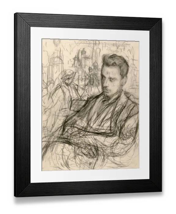 Framed Print : Portrait of Rainer Maria Rilke