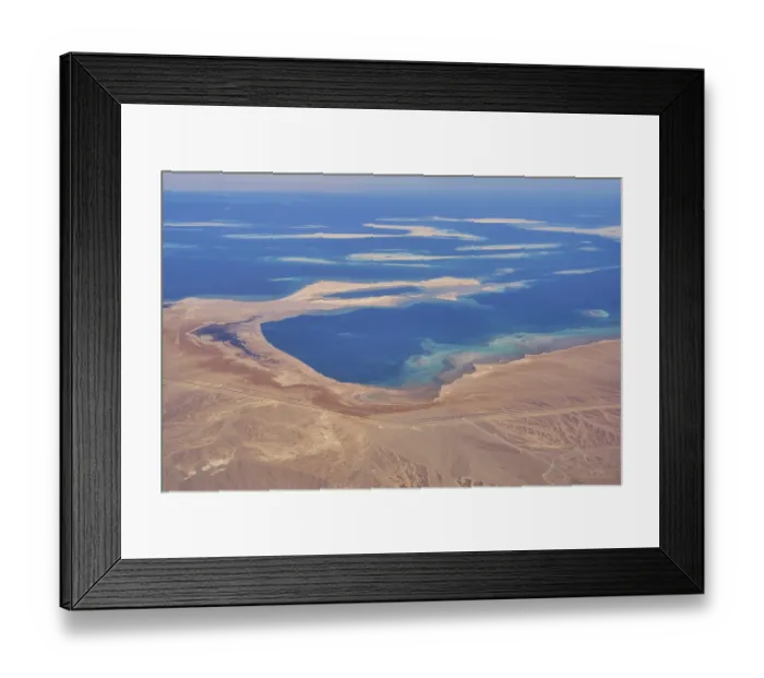 Framed Print : Red sea coast in the southern part of the Gulf of Suez north of Hurghada in Egypt Framed Print : Red sea coast in the southern part of the Gulf of Suez north of Hurghada in Egypt