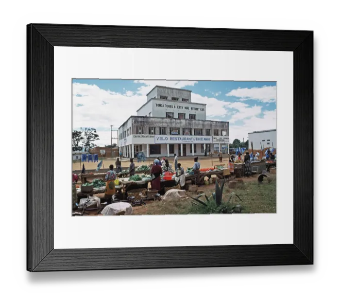 Framed Print : Market in the city center of Mzuzu Town Framed Print : Market in the city center of Mzuzu Town