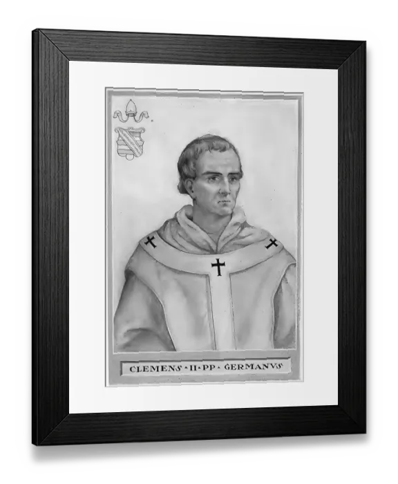 Framed Print : Clemens II, secular name Suitger (Suidger) Framed Print : Clemens II, secular name Suitger (Suidger)