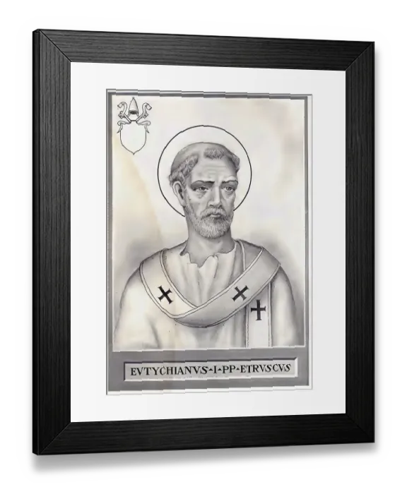 Framed Print : Eutychianus, or Eutychian for short (the Fortunate) Framed Print : Eutychianus, or Eutychian for short (the Fortunate)