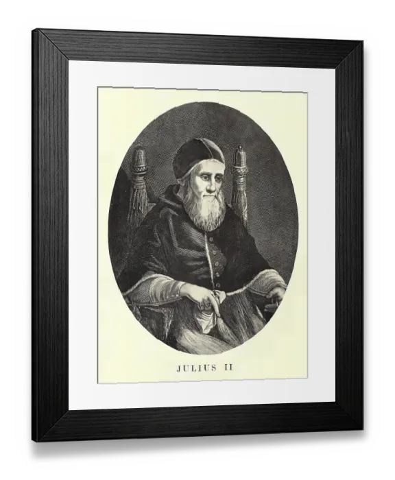 Framed Print : Julius II (civic name Giuliano della Rovere)