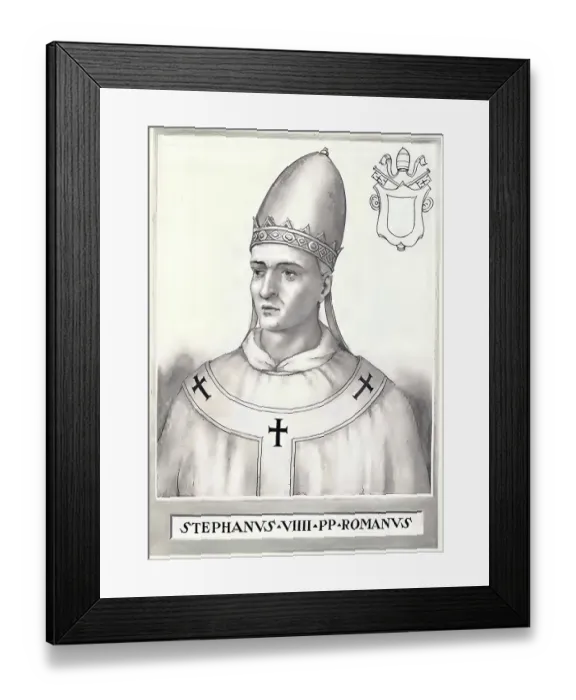 Framed Print : Stephen IX (X), previously Frederick of Montecassino OSB