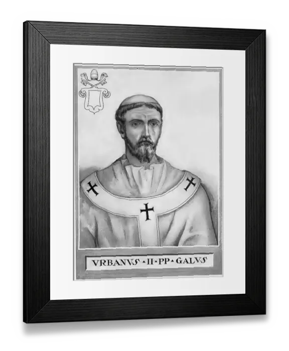Framed Print : Urban II, formerly Odo de Chatillon