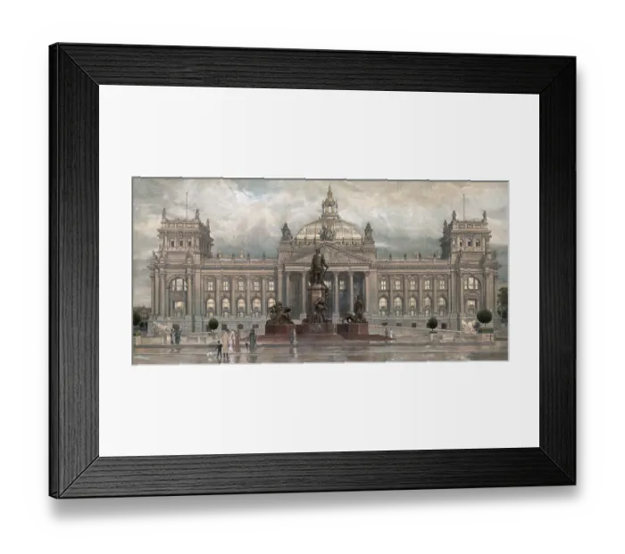 Framed Print : Reichstag building in Berlin, Germany