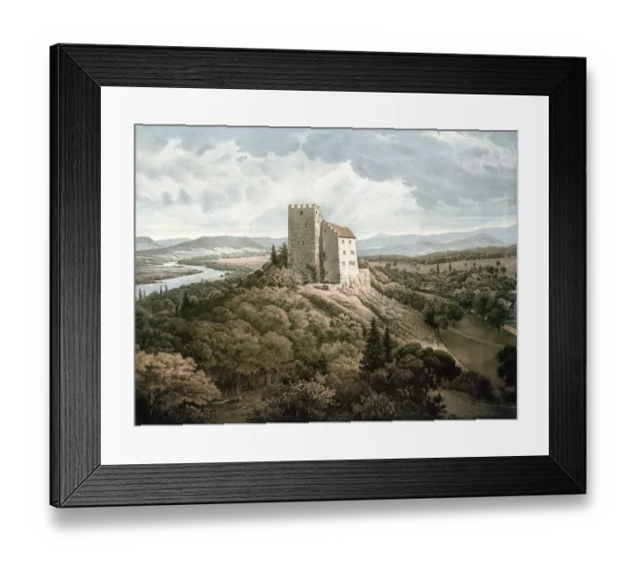 Framed Print : Habsburg, also known as Habsburg Castle in recent times Framed Print : Habsburg, also known as Habsburg Castle in recent times