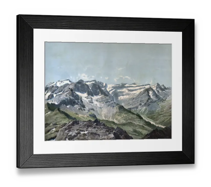 Framed Print : Monte Perdido, the Lost Mountain is the third highest mountain in the Pyrenees with a height of 3355 meters Framed Print : Monte Perdido, the Lost Mountain is the third highest mountain in the Pyrenees with a height of 3355 meters