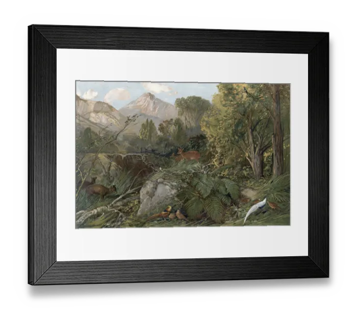 Framed Print : Subtropical forest area in southeast China