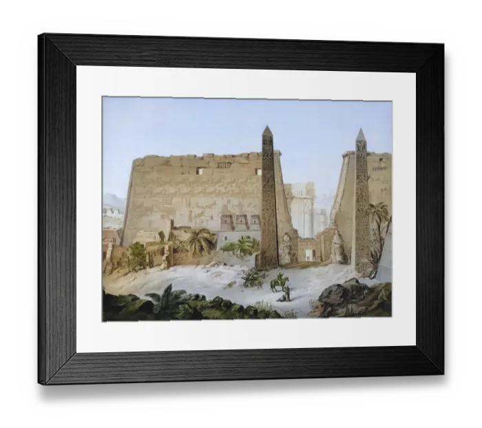 Framed Print : The Luxor Temple is a temple complex in present-day Luxor in Egypt Framed Print : The Luxor Temple is a temple complex in present-day Luxor in Egypt