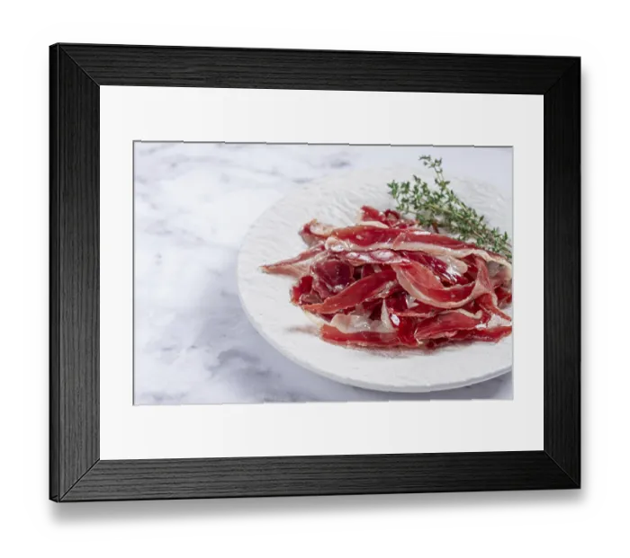 Framed Print : Ham of duck breast, dried duck fillet
