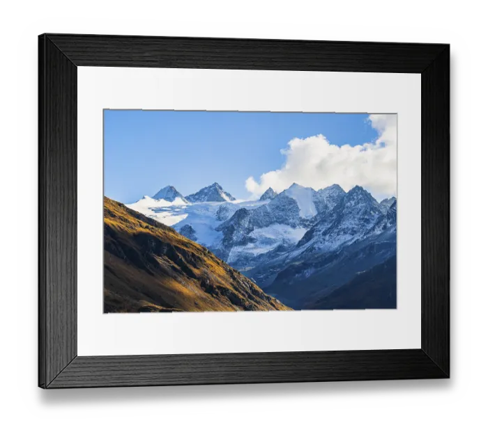 Framed Print : The snow-capped peaks of the Grand Cornier Framed Print : The snow-capped peaks of the Grand Cornier