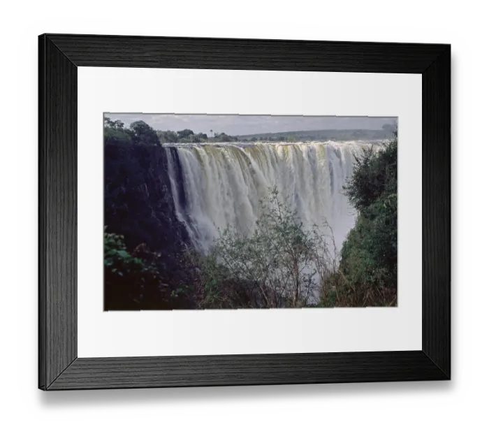 Framed Print : Victoria Falls, Zambezi, Zimbabwe