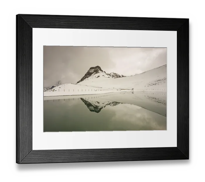 Framed Print : Another onset of winter in May