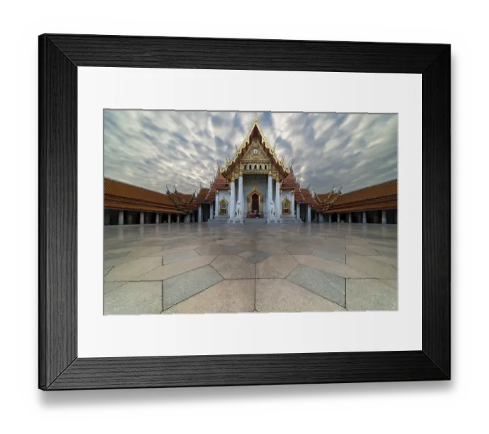Framed Print : Marble temple, made of Carrara marble