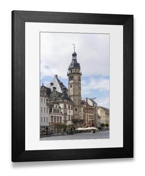 Framed Print : Rathausturm, Altenburger Markt