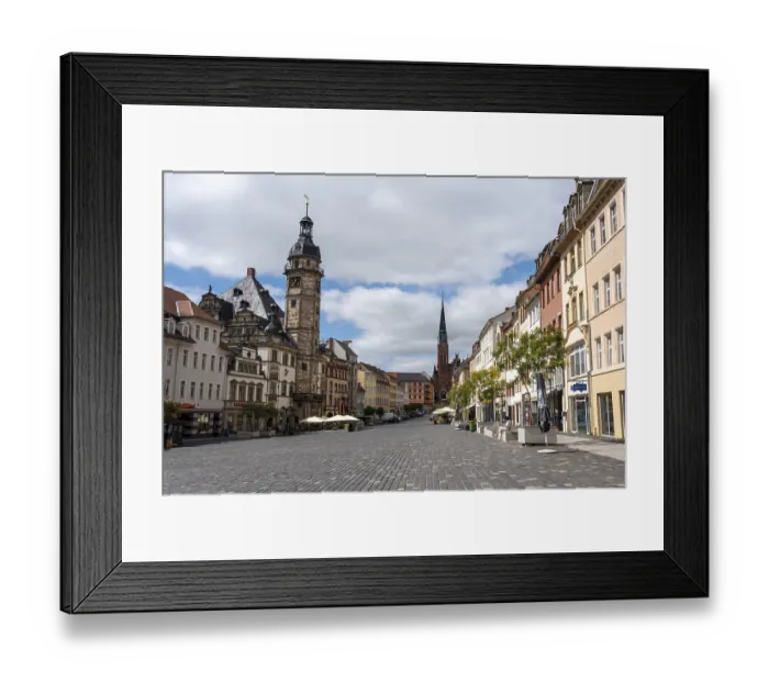 Framed Print : Rathausturm, Altenburger Markt