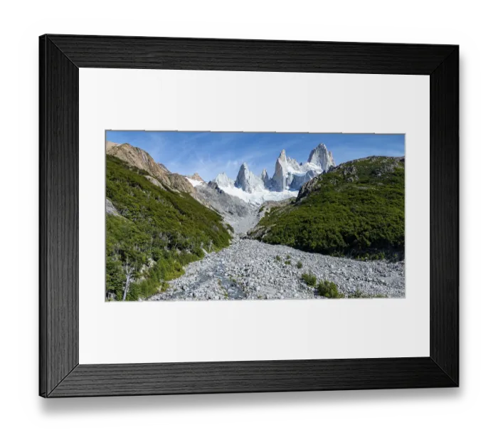 Framed Print : Epic panorama, rocky mountain landscape