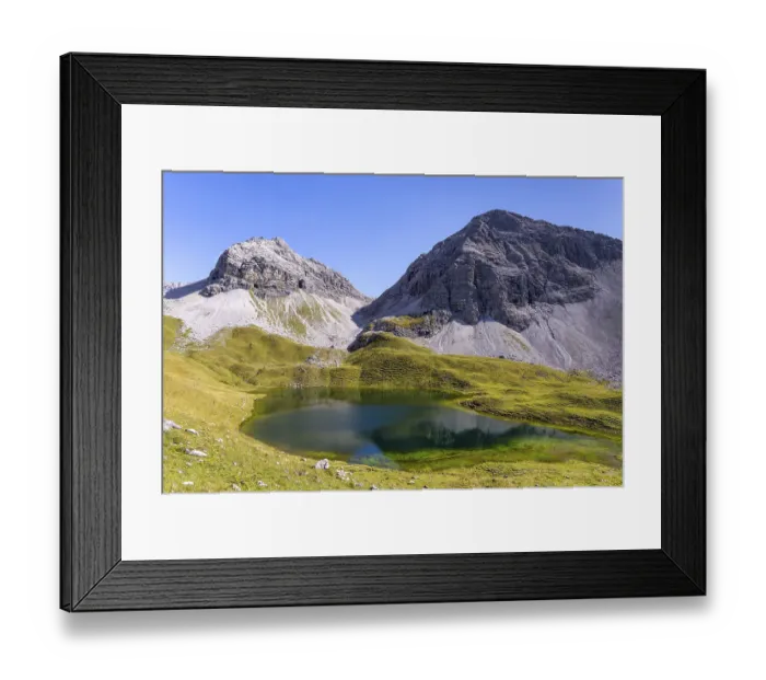 Framed Print : The Rappensee (also GroBer Rappensee)