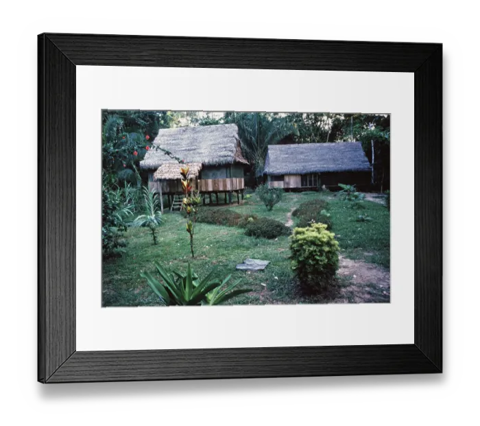 Framed Print : Cumaceba jungle lodge near Iquitos
