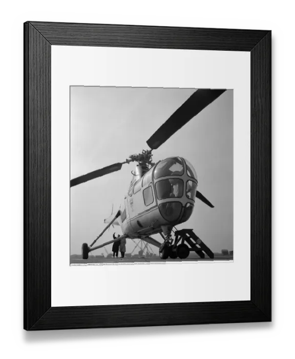 Framed Print : Helicopter history. BEA Sikorsky Helicopter Framed Print : Helicopter history. BEA Sikorsky Helicopter
