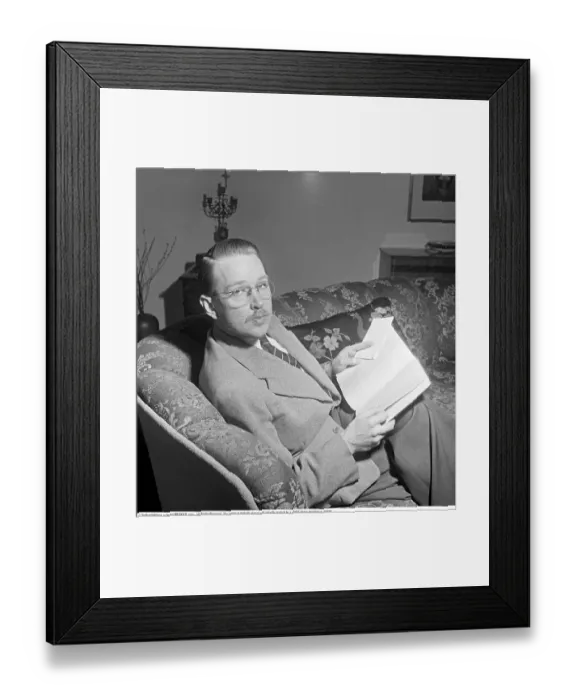 Framed Print : The first Tetra Pak carton - a tetrahedron patented by Ruben Rausing and invented by Erik Wallenberg (pictured)