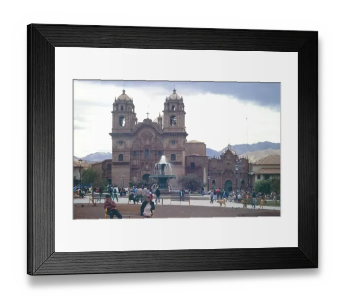Framed Print : Cathedral, Placa de Armas, Cusco Framed Print : Cathedral, Placa de Armas, Cusco