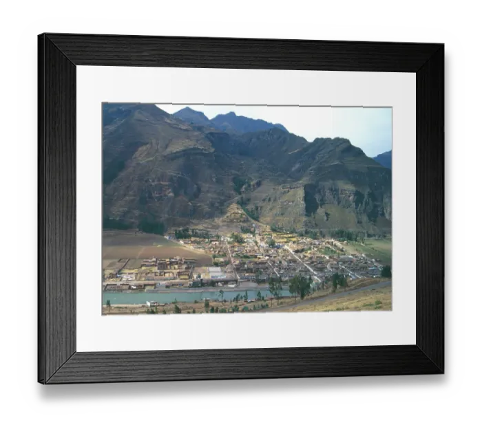 Framed Print : Pisac, Andean Highlands, Peru, South America