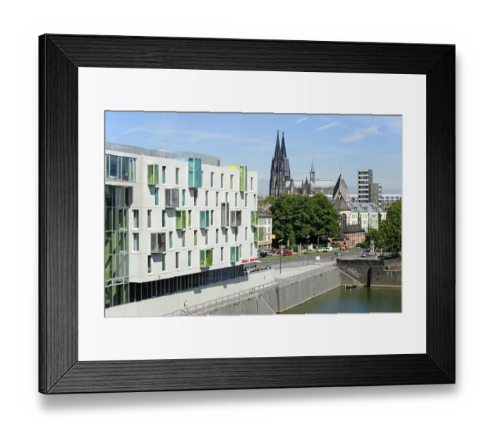 Framed Print : Modern architecture at Rheinauhafen Framed Print : Modern architecture at Rheinauhafen