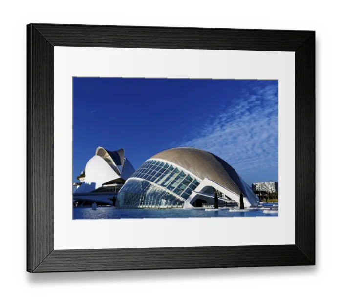 Framed Print : Ciutat de les Arts i les Ciencies